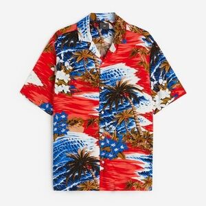 H&M resort shirt size L